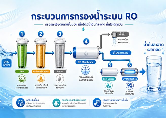เปรียบเทียบเหตุผล น้ำ RO เหมาะกับใคร?
